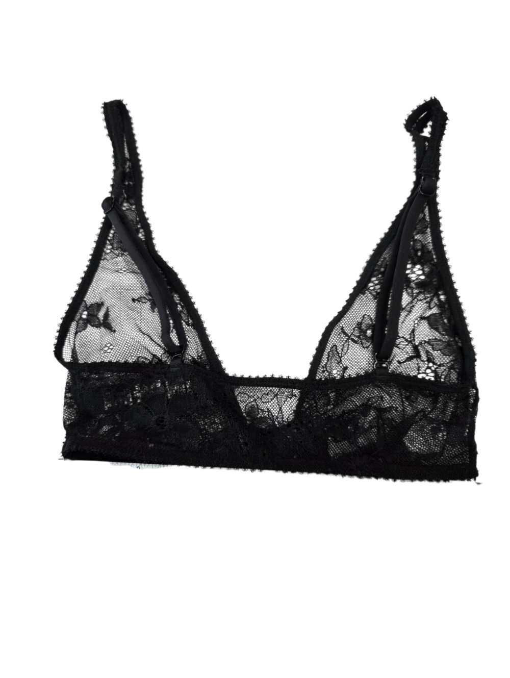 SKIMS Black sexy Floral Lace Unlined Bralette